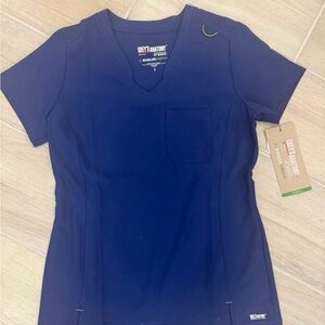 Grey's Anatomy Women's Blue Short Sleeve Top and Jogger Sets